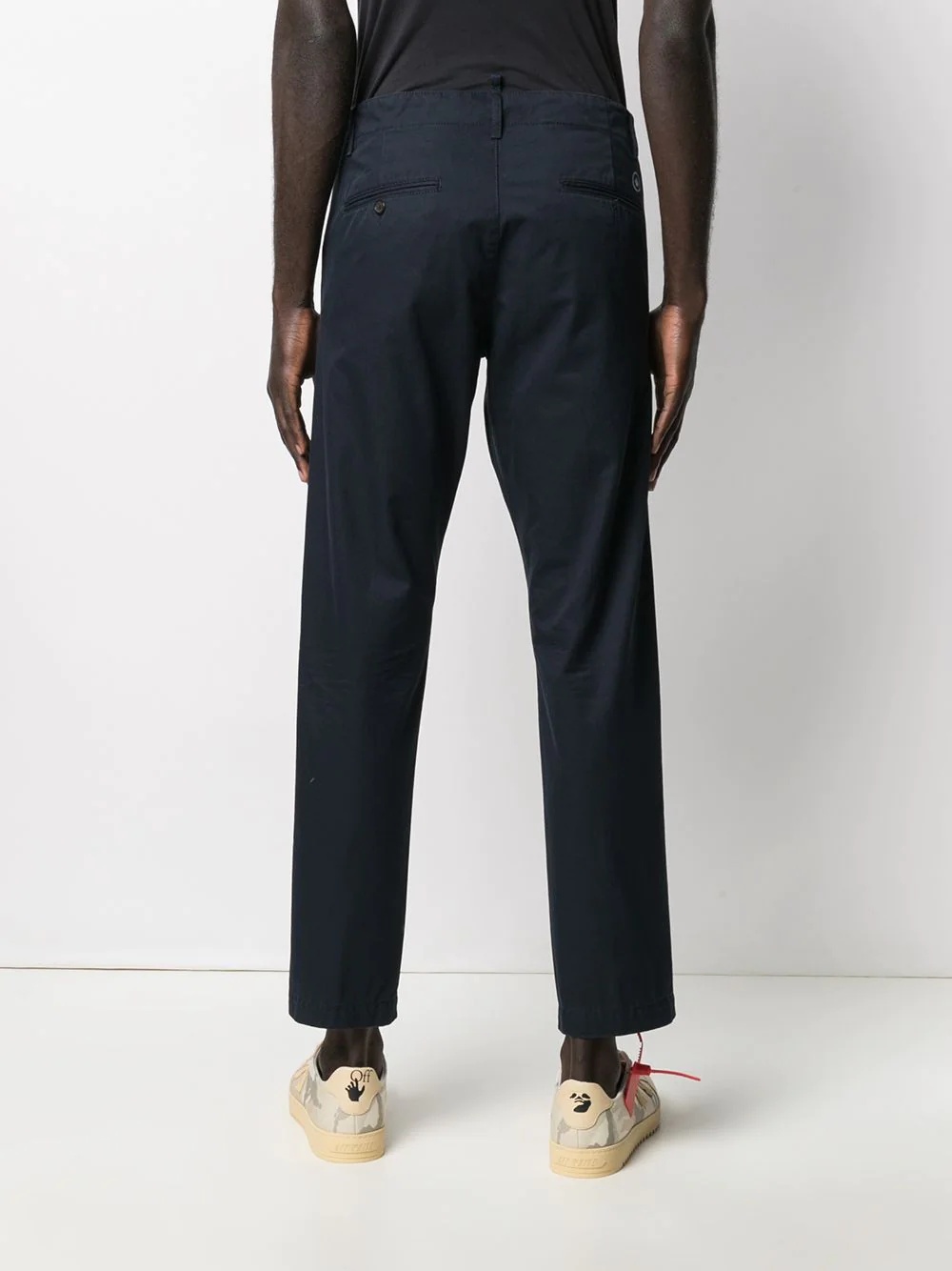 cropped chino trousers - 4