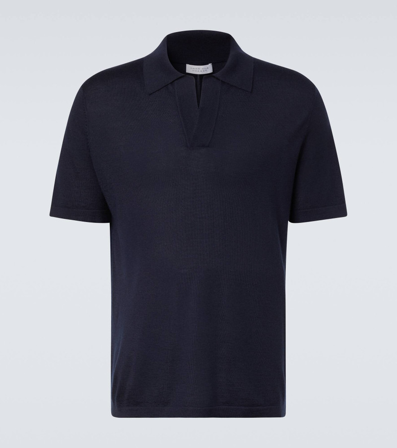 Cashmere and silk polo sweater 1