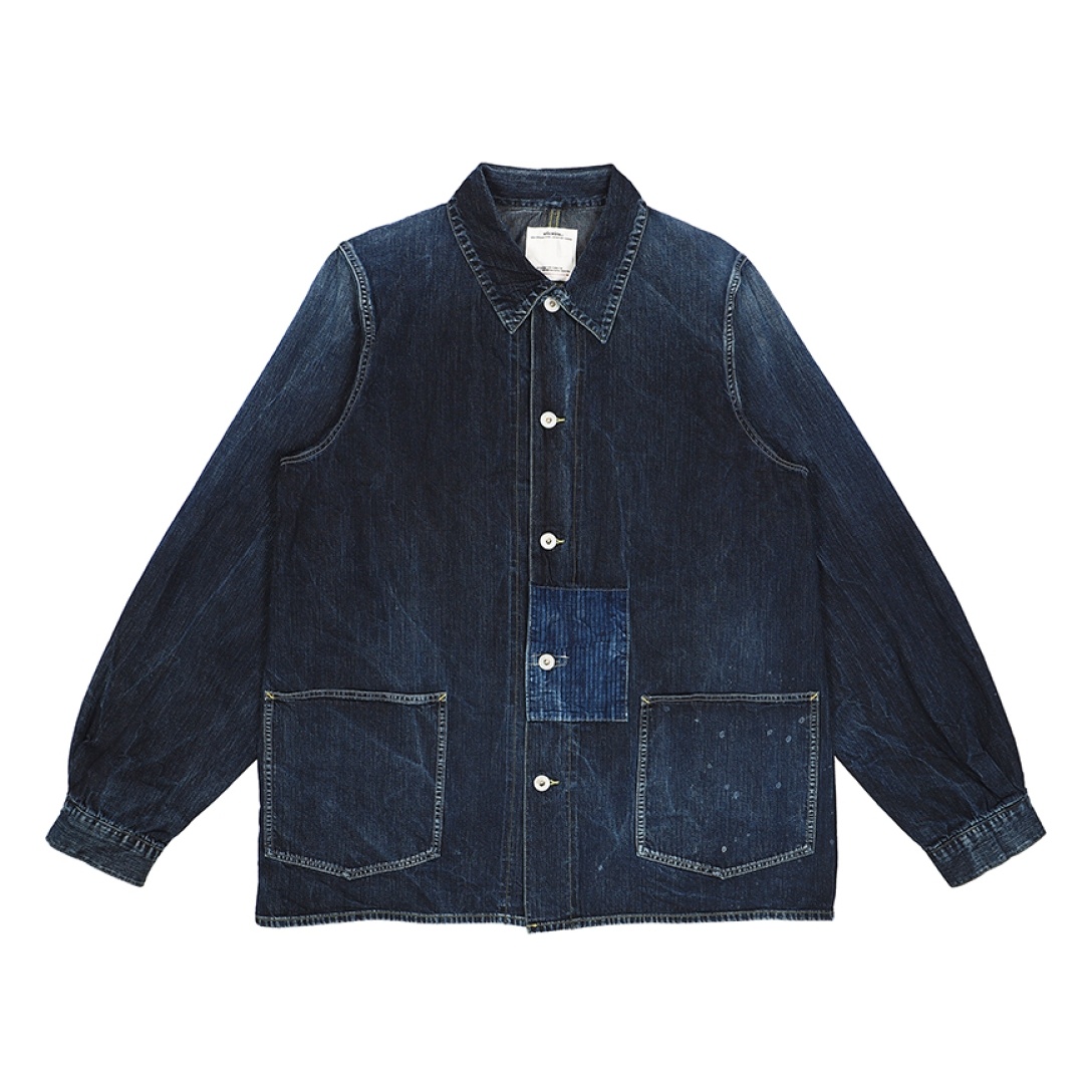 SS SECTION GANG COVERALL DRY DENIM - 1