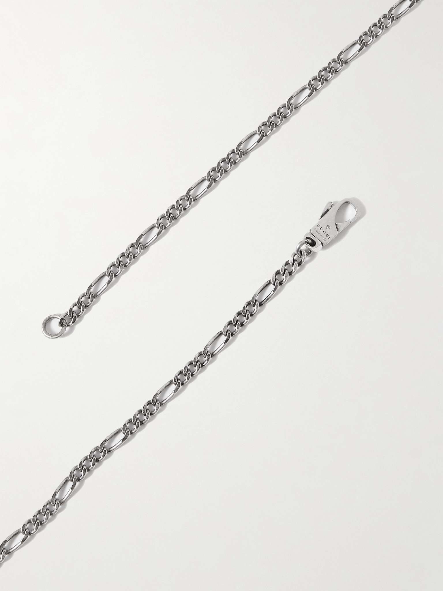 Engraved Silver Pendant Necklace - 6
