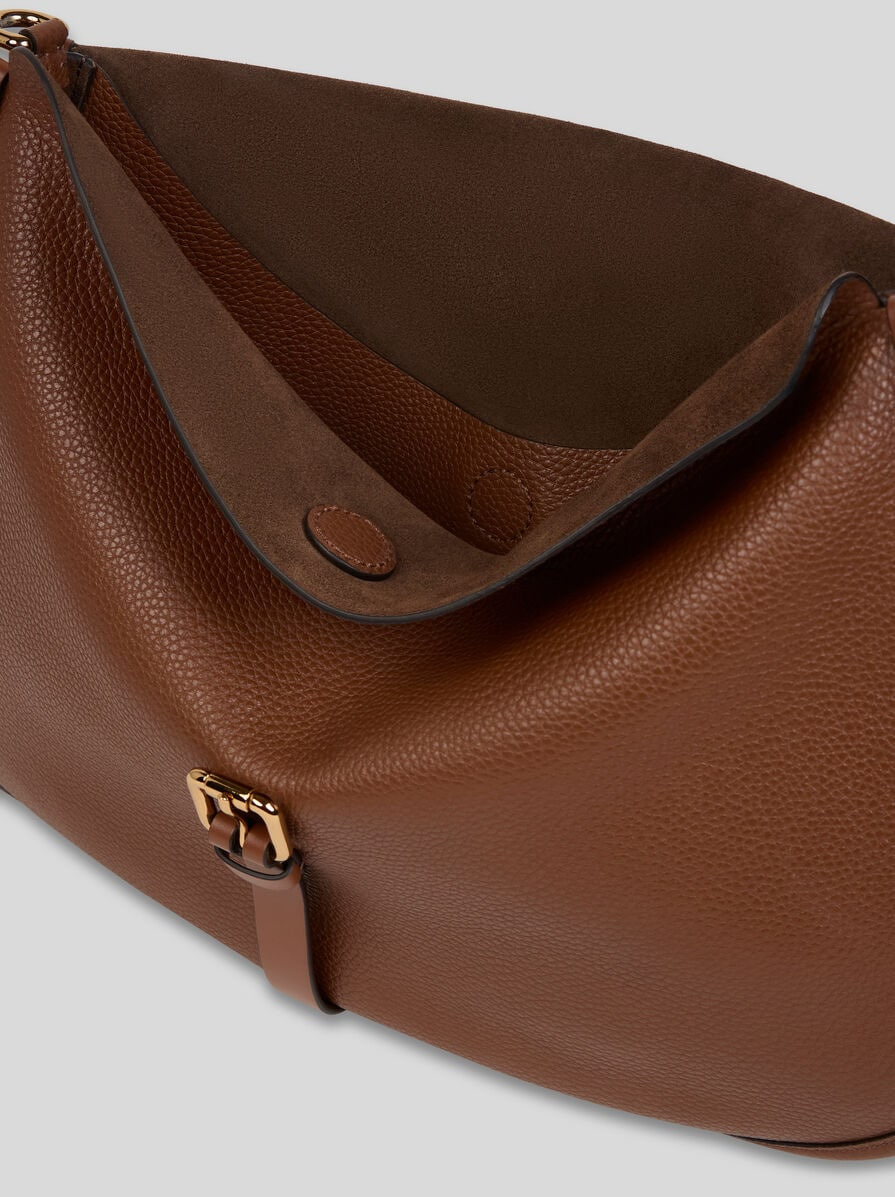MAXI LEATHER PONY BAG - 4
