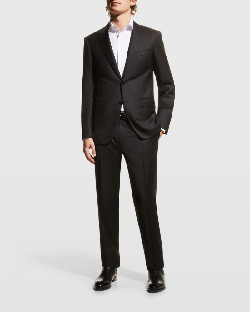 Canali Men's Solid Wool Two-Piece Suit outlook