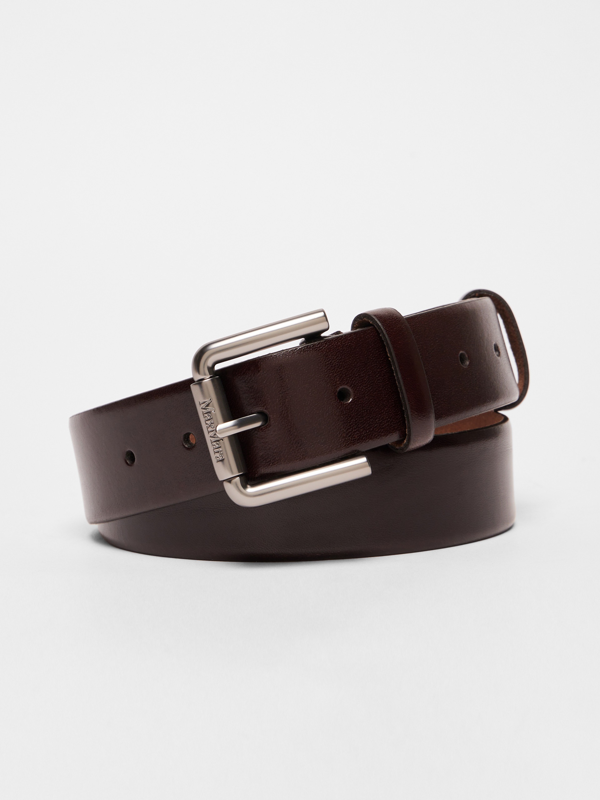 Buffed leather belt - 1