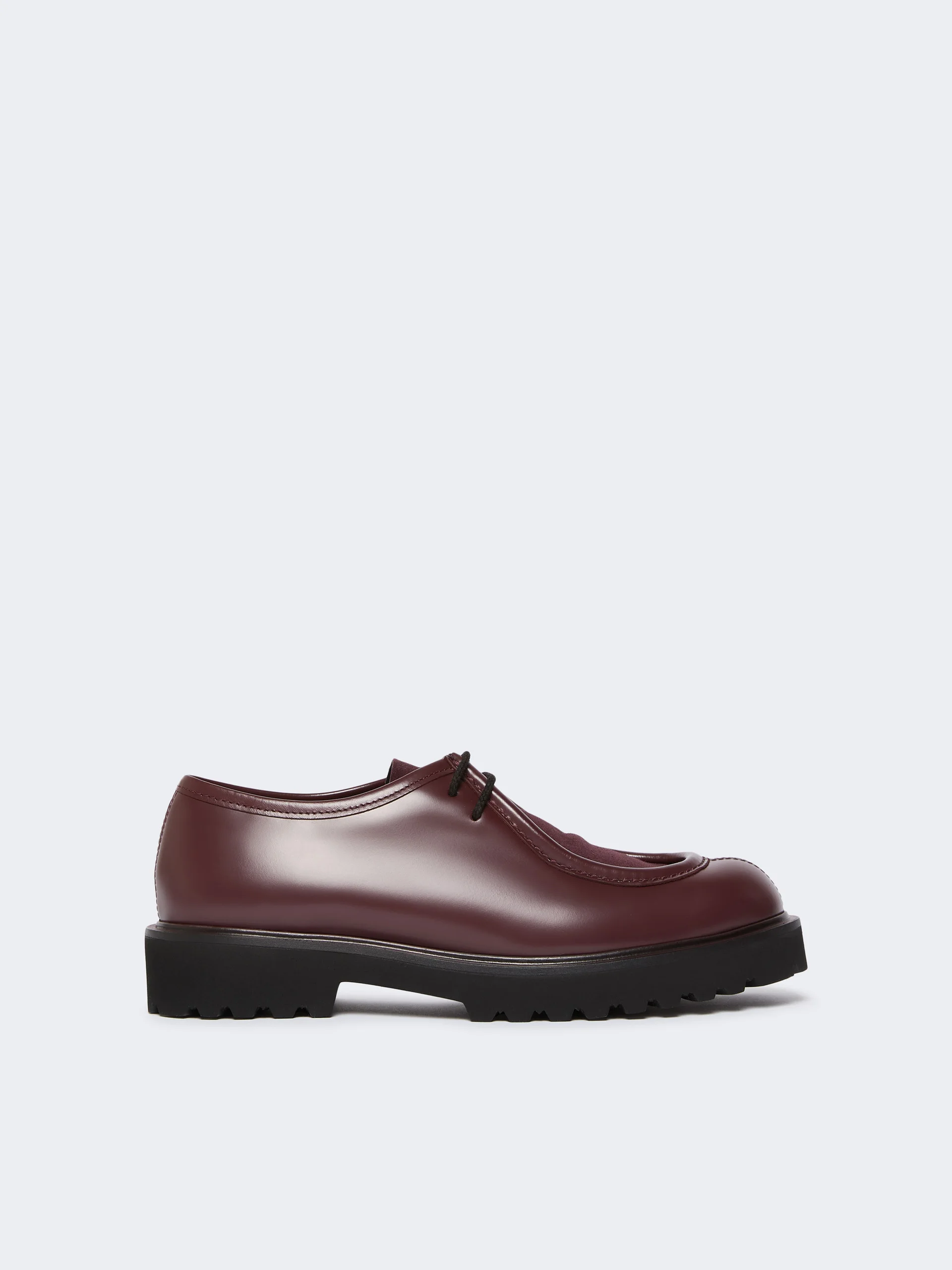 TRACKLACEUP Leather and suede lace-up shoes - 1