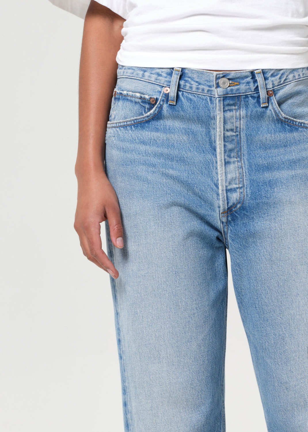 90'S CROP MID RISE STRAIGHT IN VAULT - 5