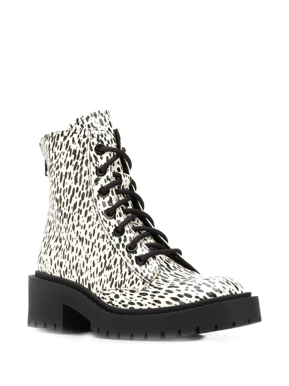 paint-splatter 55mm ankle boots - 2