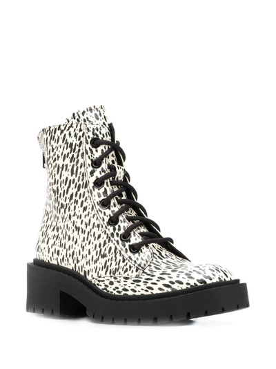 KENZO paint-splatter 55mm ankle boots outlook