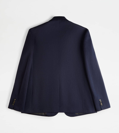 Tod's BLAZER IN COTTON - BLUE outlook