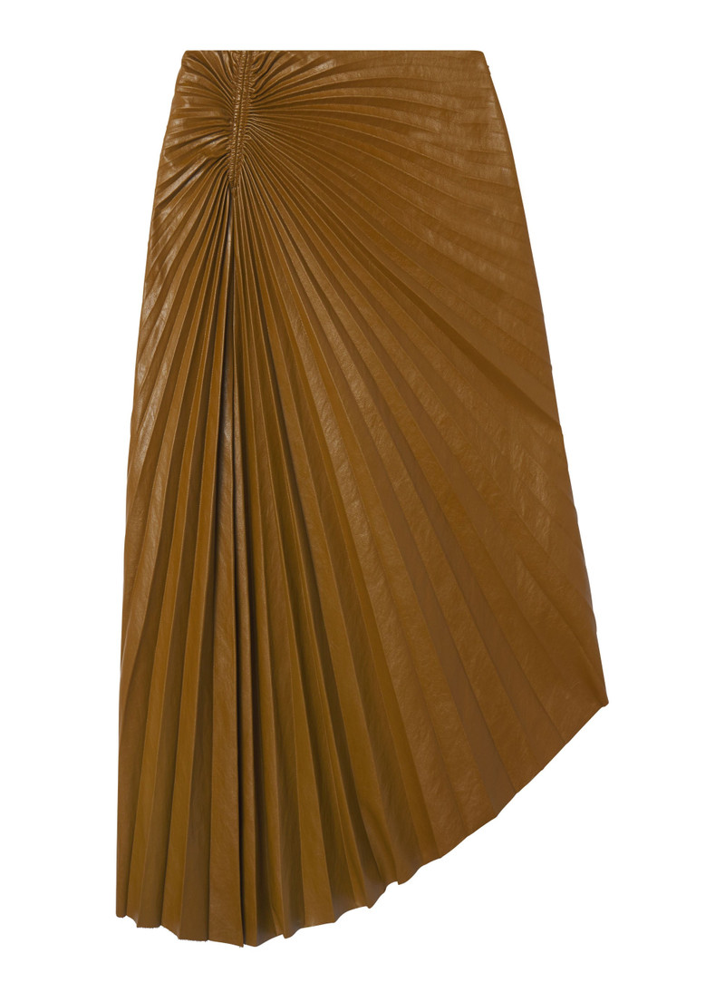 Tracy Vegan Leather Skirt 1