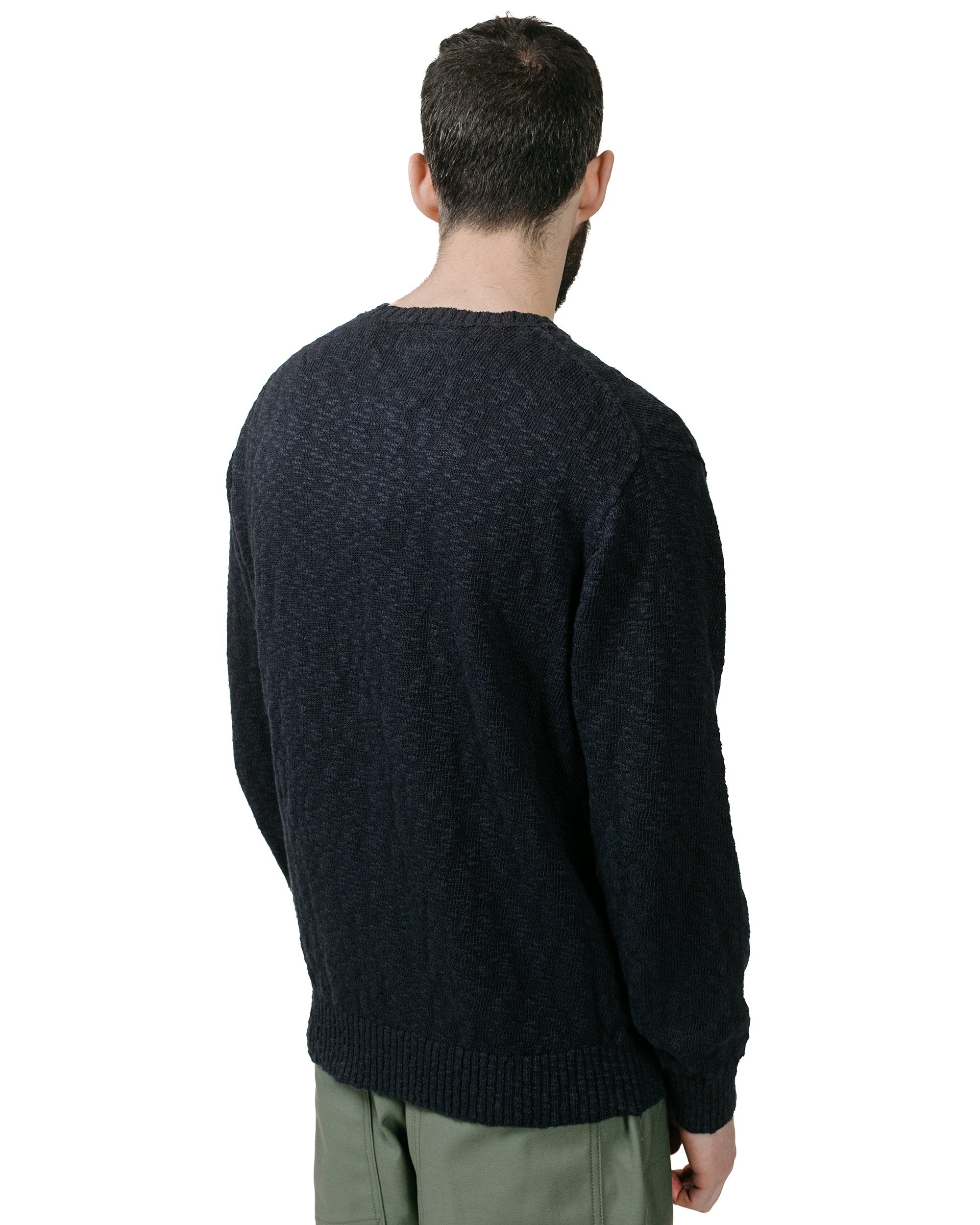 Crew Cotton Hemp 5G Navy - 3