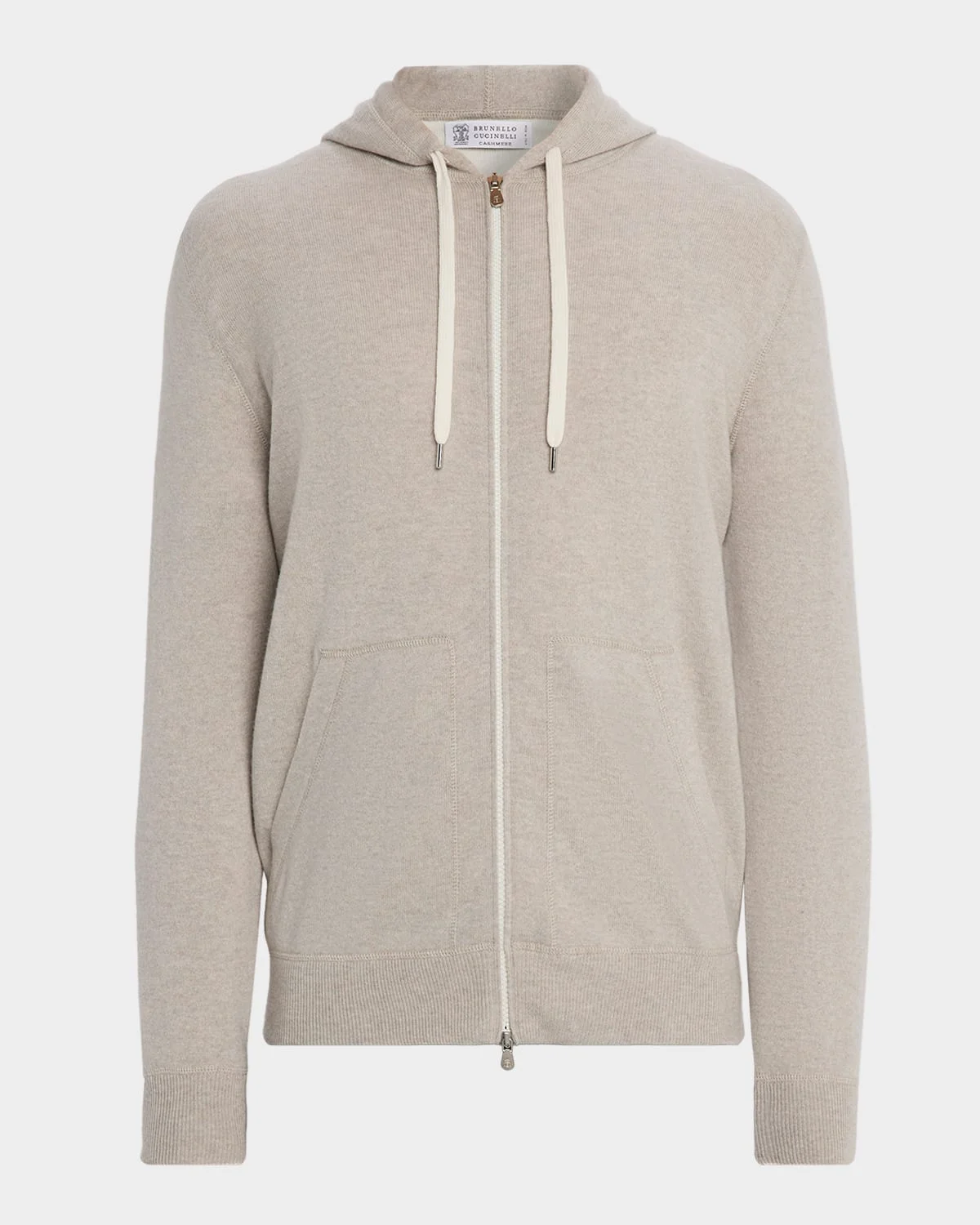 Men's Cashmere Full-Zip Hoodie - 1