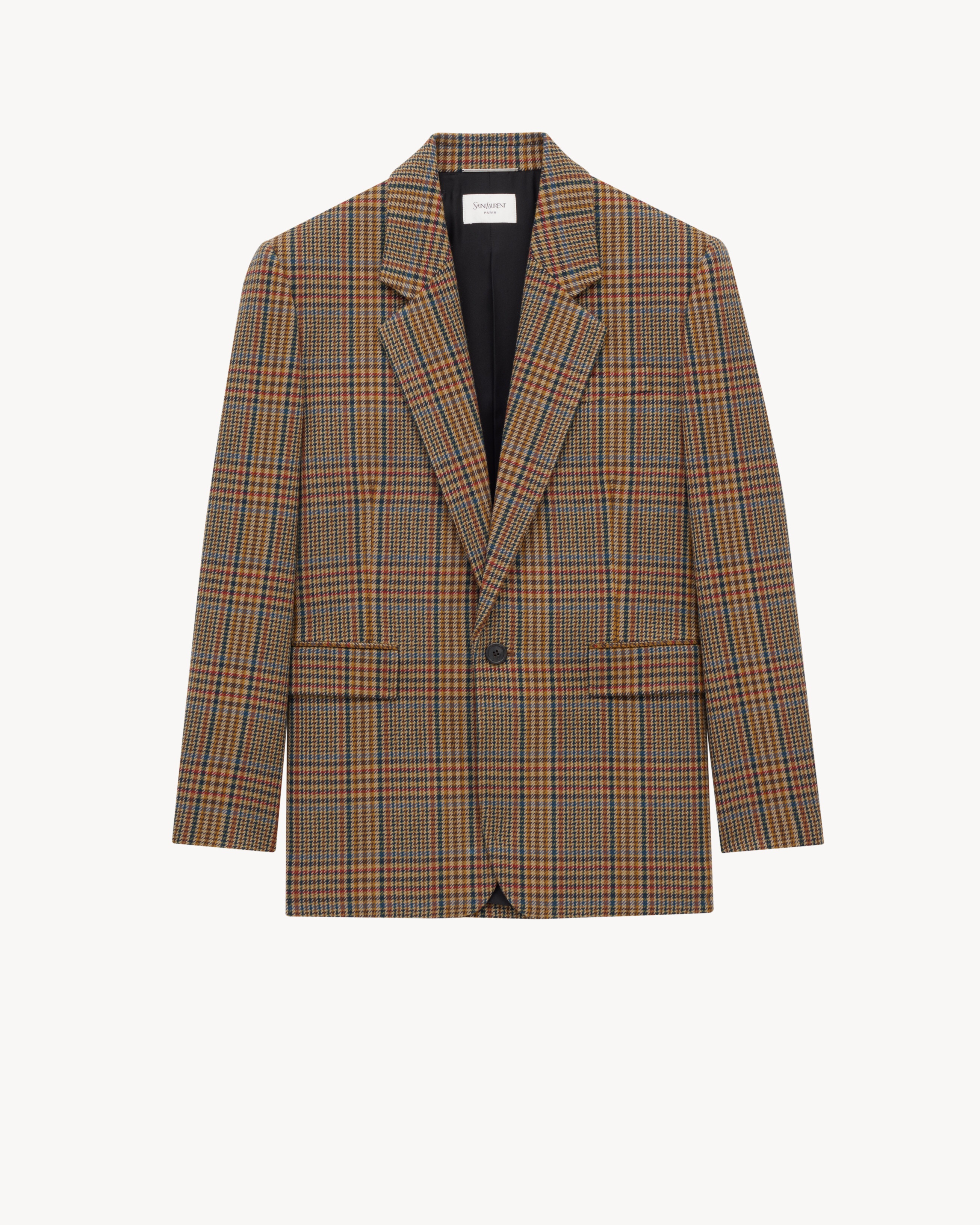 JACKET IN PRINCE OF WALES WOOL - 1