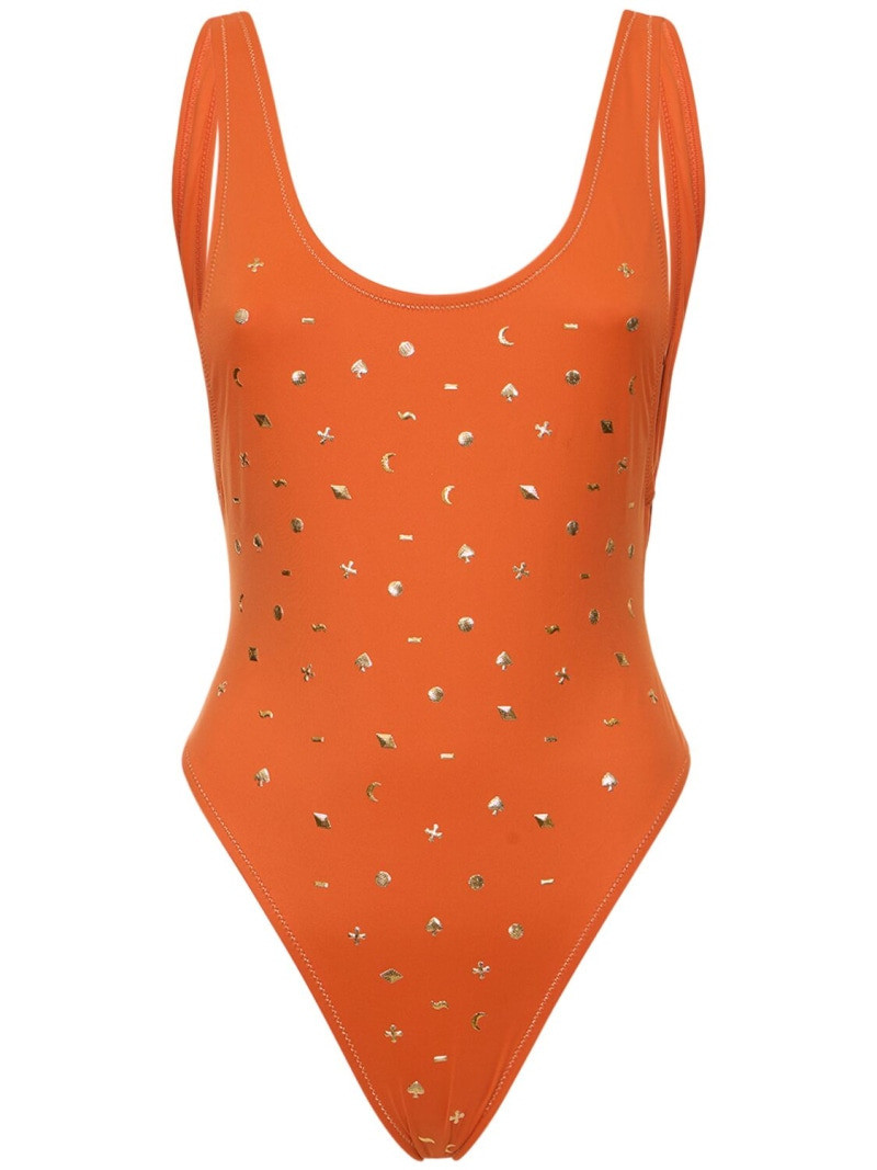 Pamela printed one piece swimsuit 1
