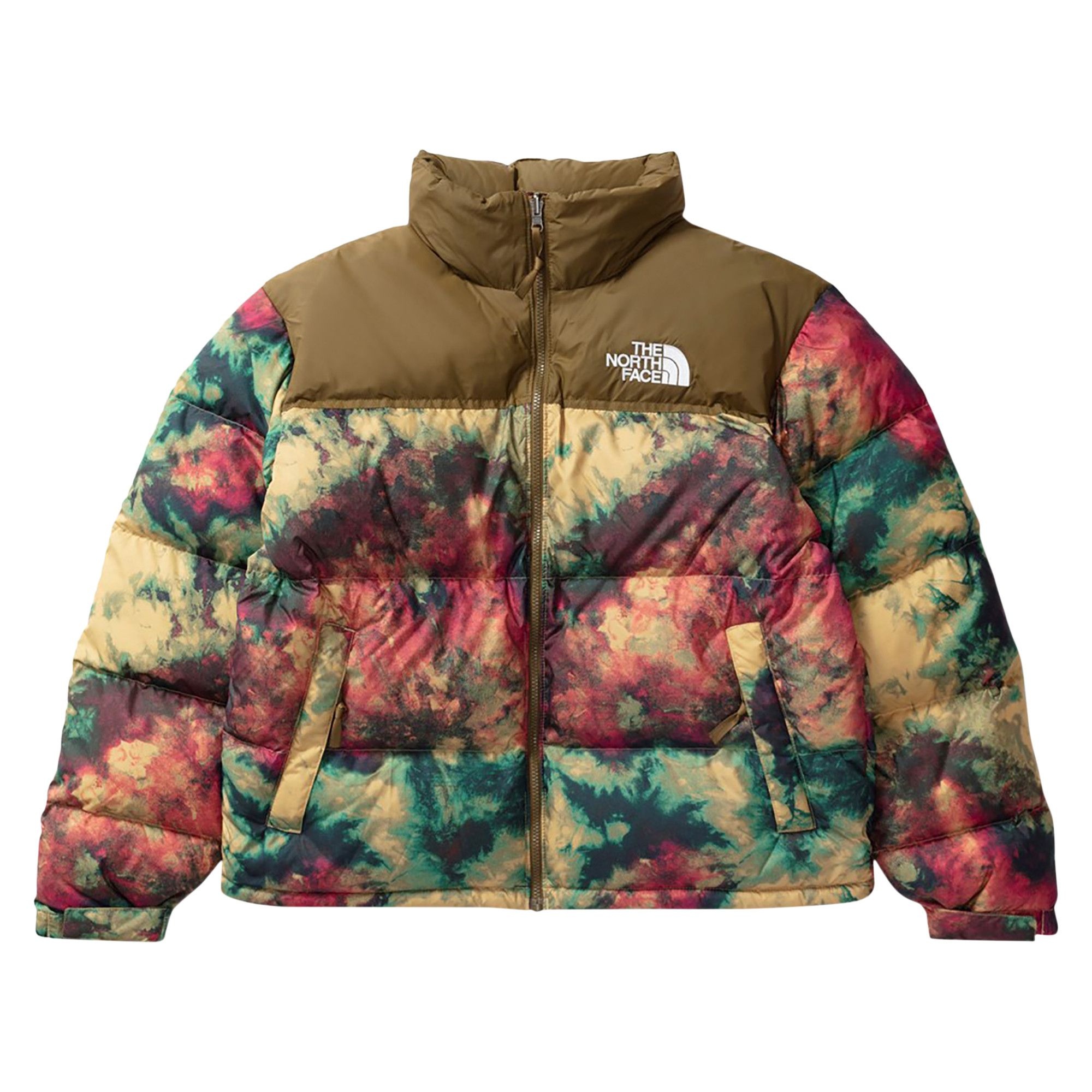 The North Face 1996 Retro Nuptse Jacket 'Antelope Tan Ice Dye Print' - 1