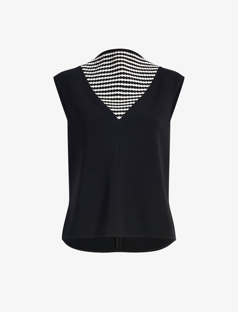 Prescott Top in Matte Viscose Crepe 1