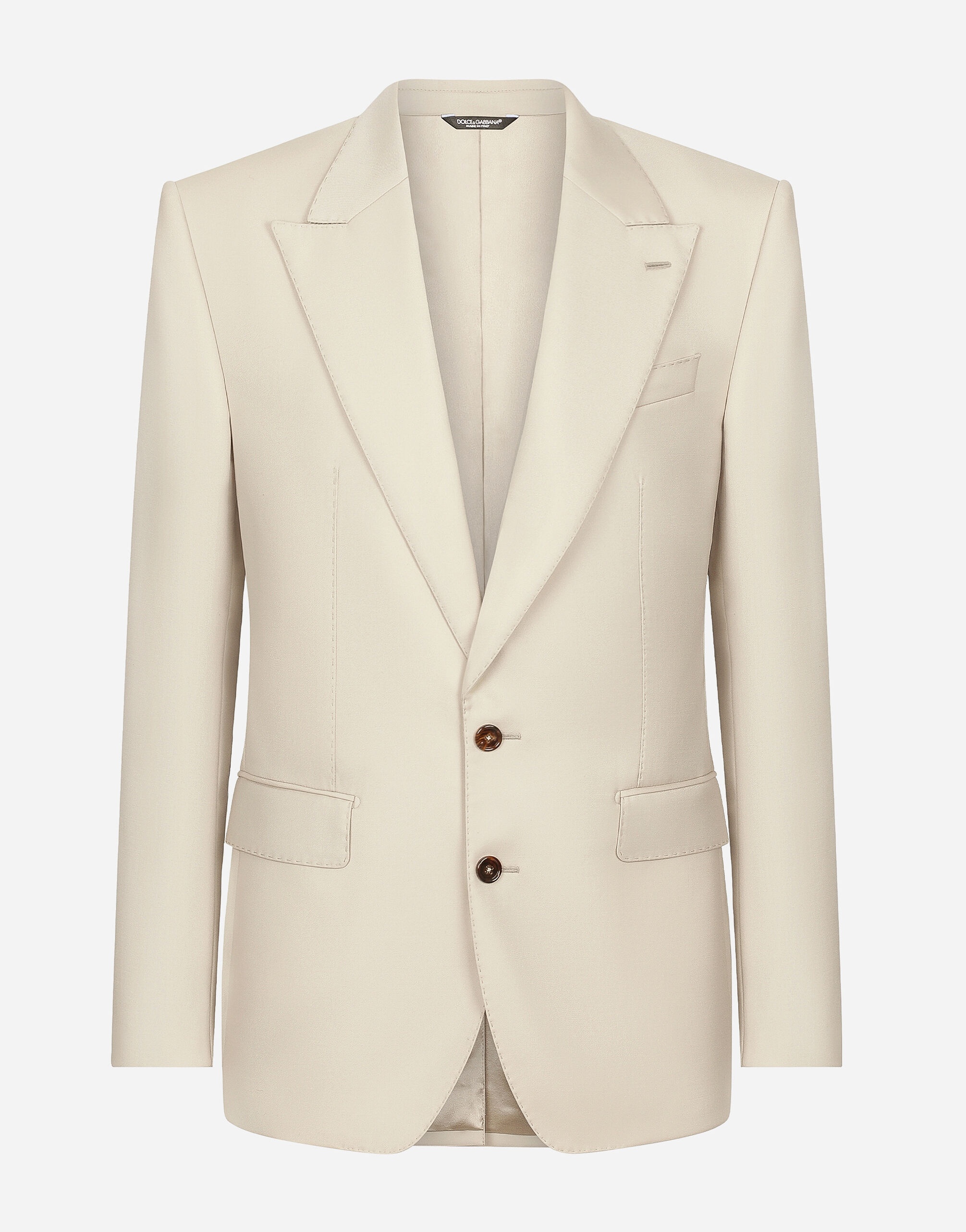 Single-breasted wool Sicilia-fit jacket - 1