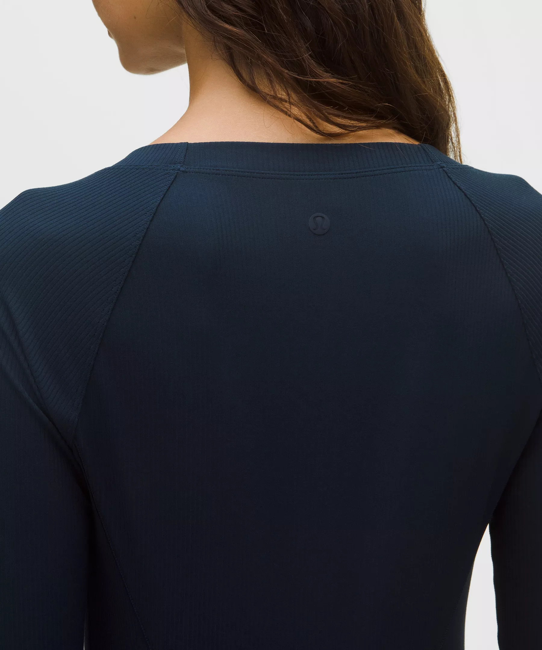 All Aligned Ribbed Long-Sleeve Midi Dress - 4
