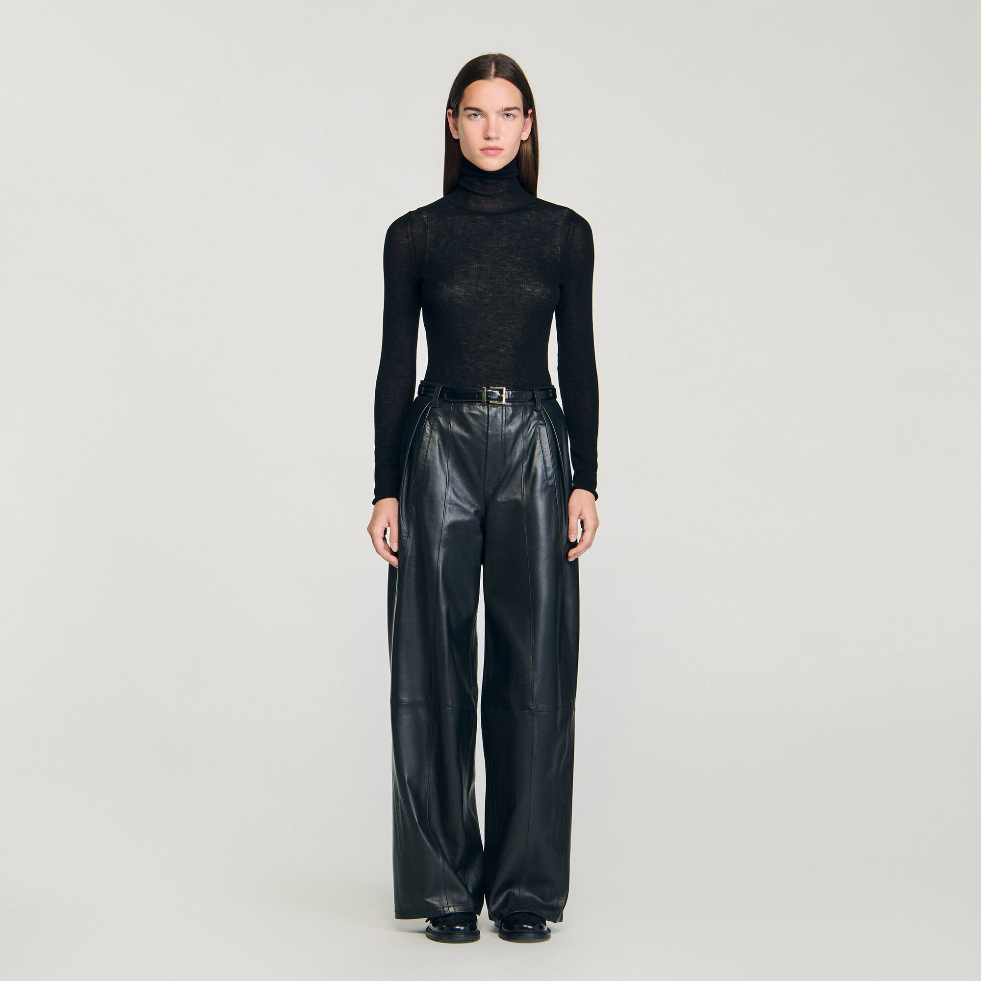LAYERED TURTLENECK SWEATER - 1