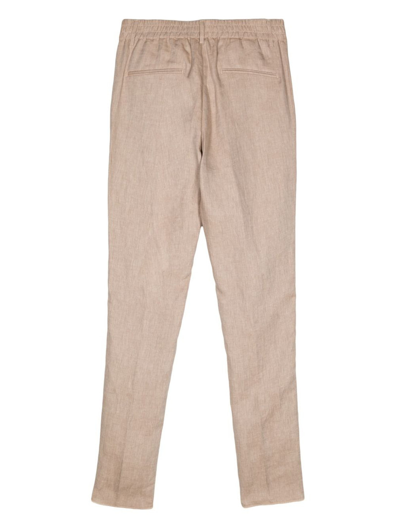 PESERICO linen tapered trousers outlook