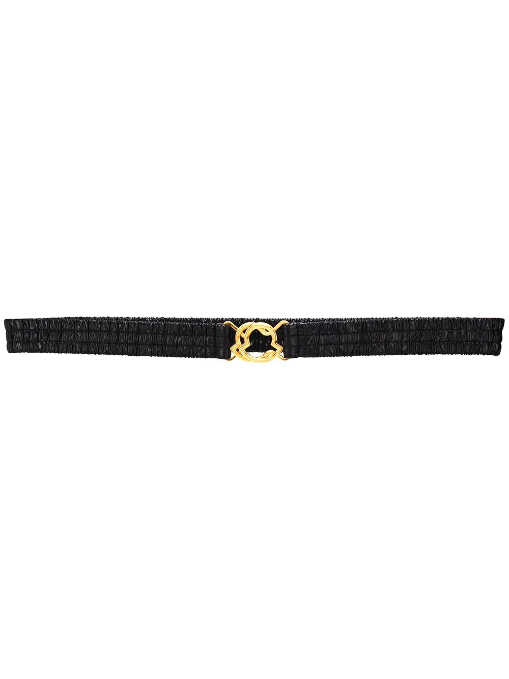 elasticated clasp fastening belt - 1