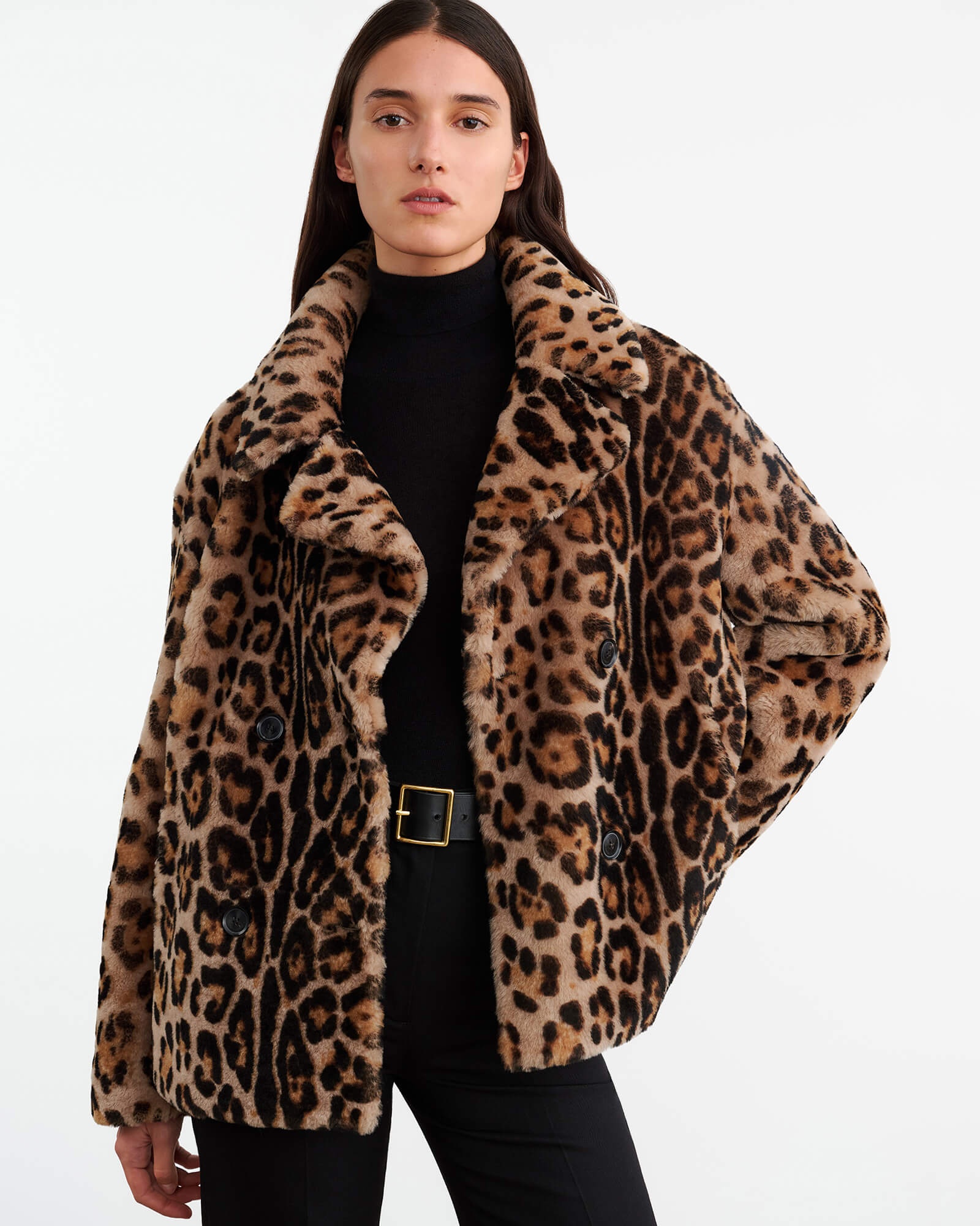 CLEOPHEE SHEARLING COAT - 4