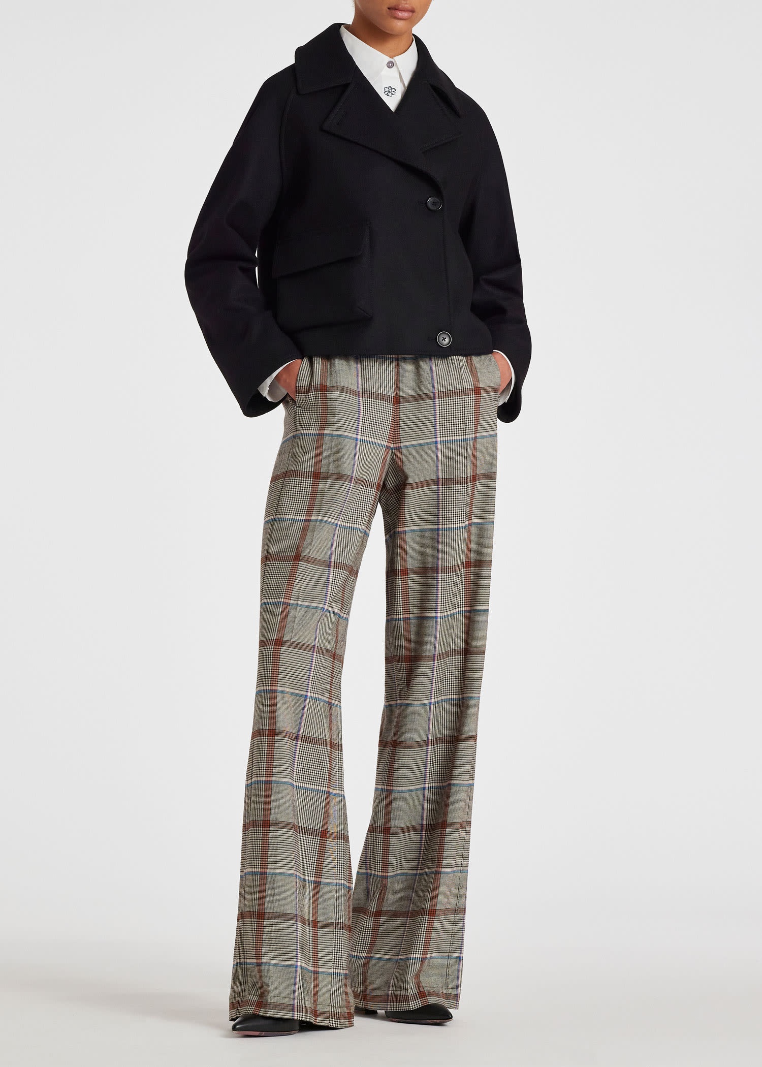 Wool-Cashmere Cocoon Coat - 7
