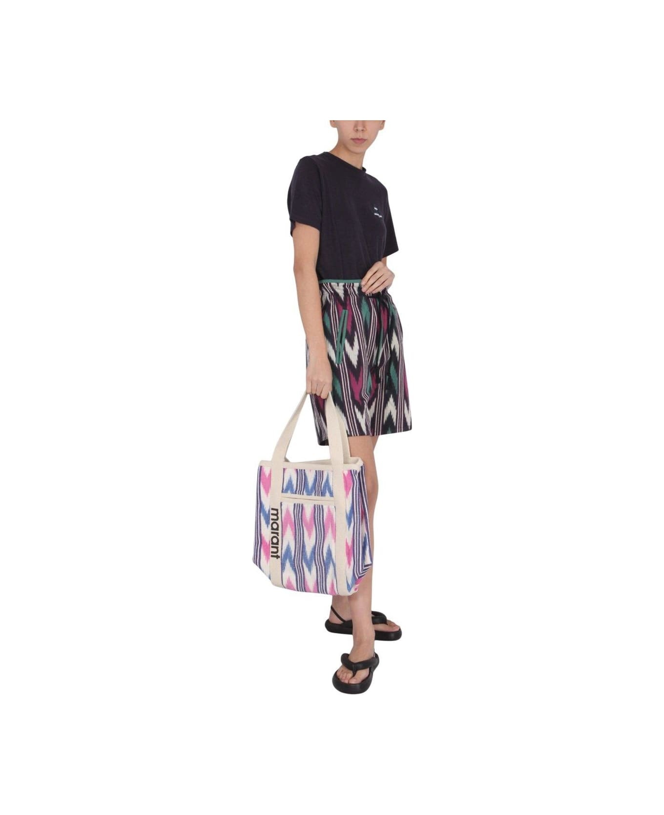 High Waist Drawstring Shorts - 4