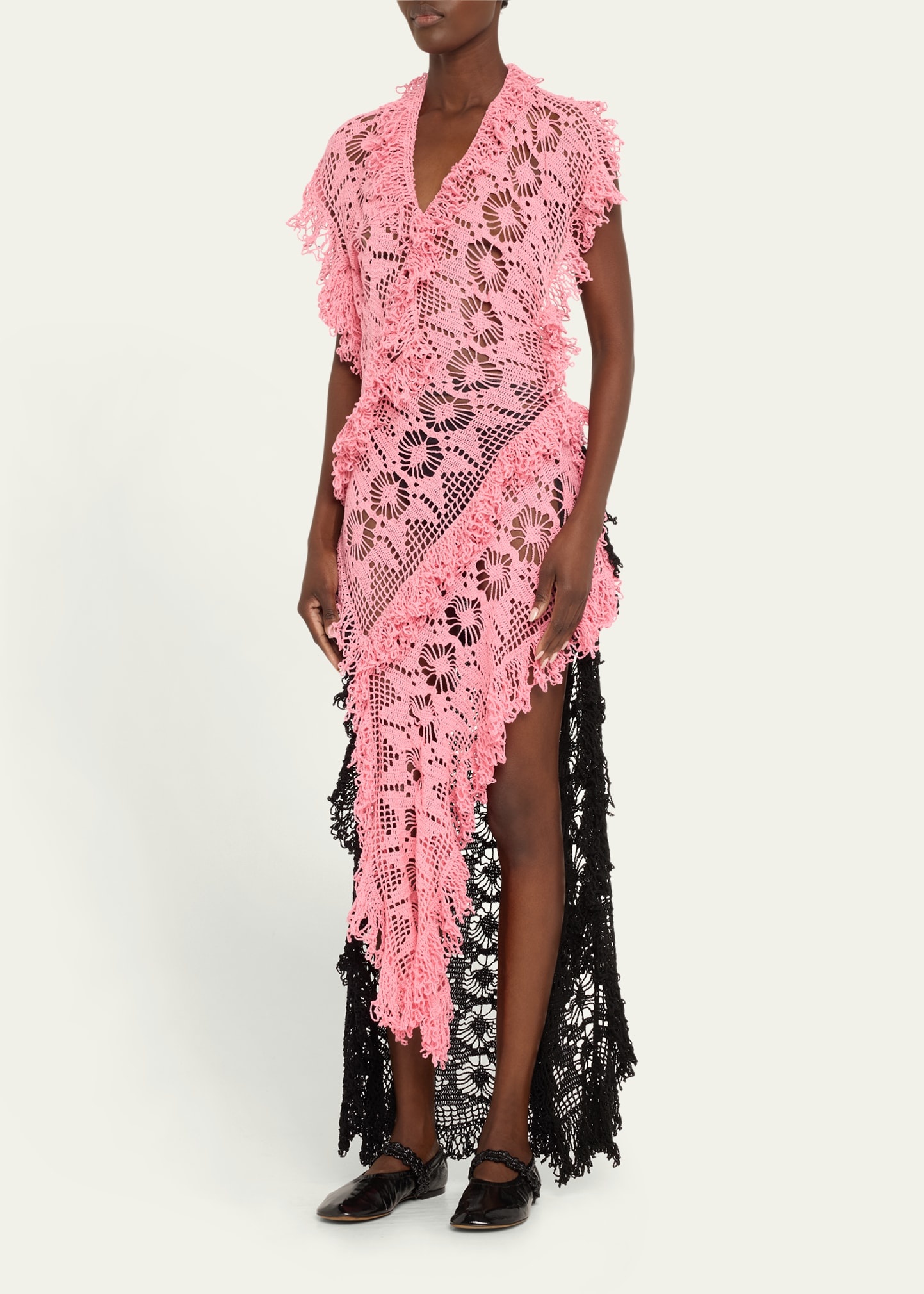 Drift Crochet Backless Maxi Dress - 4