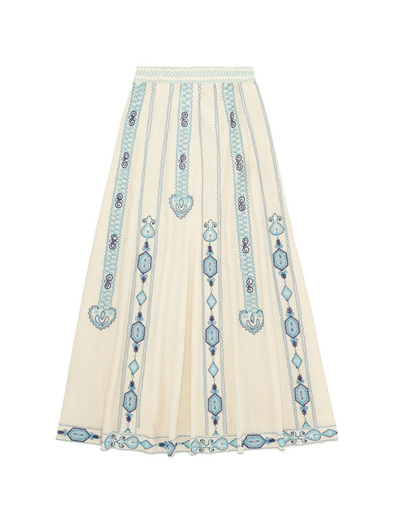 Nicea embroidered skirt 7