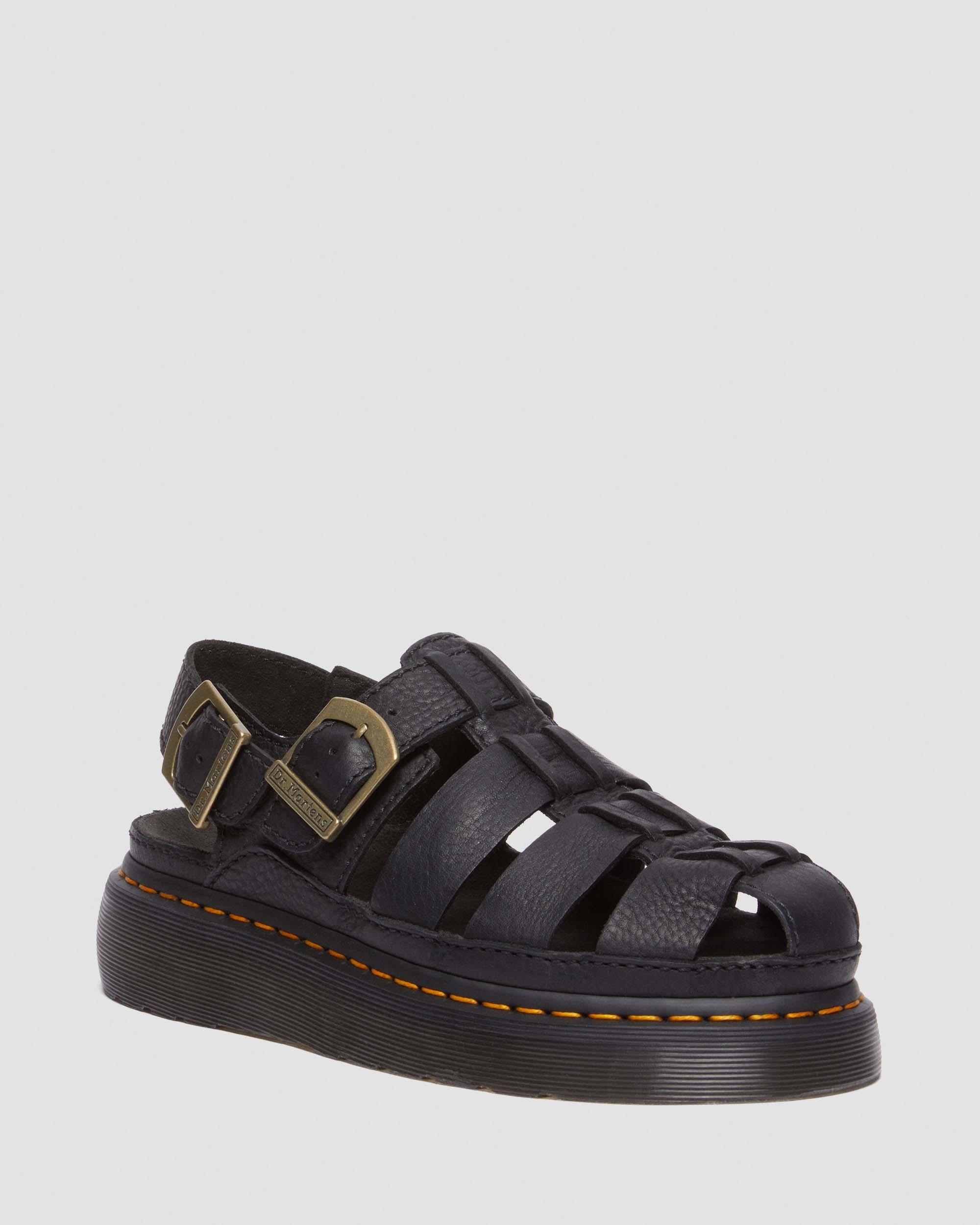 Wrenlie Grizzly Leather Fisherman Sandals - 5