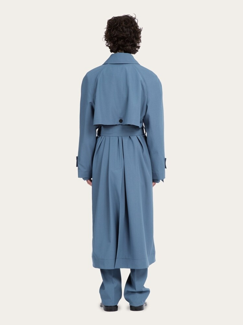 FERRAGAMO SINGLE BREASTED TRENCH outlook