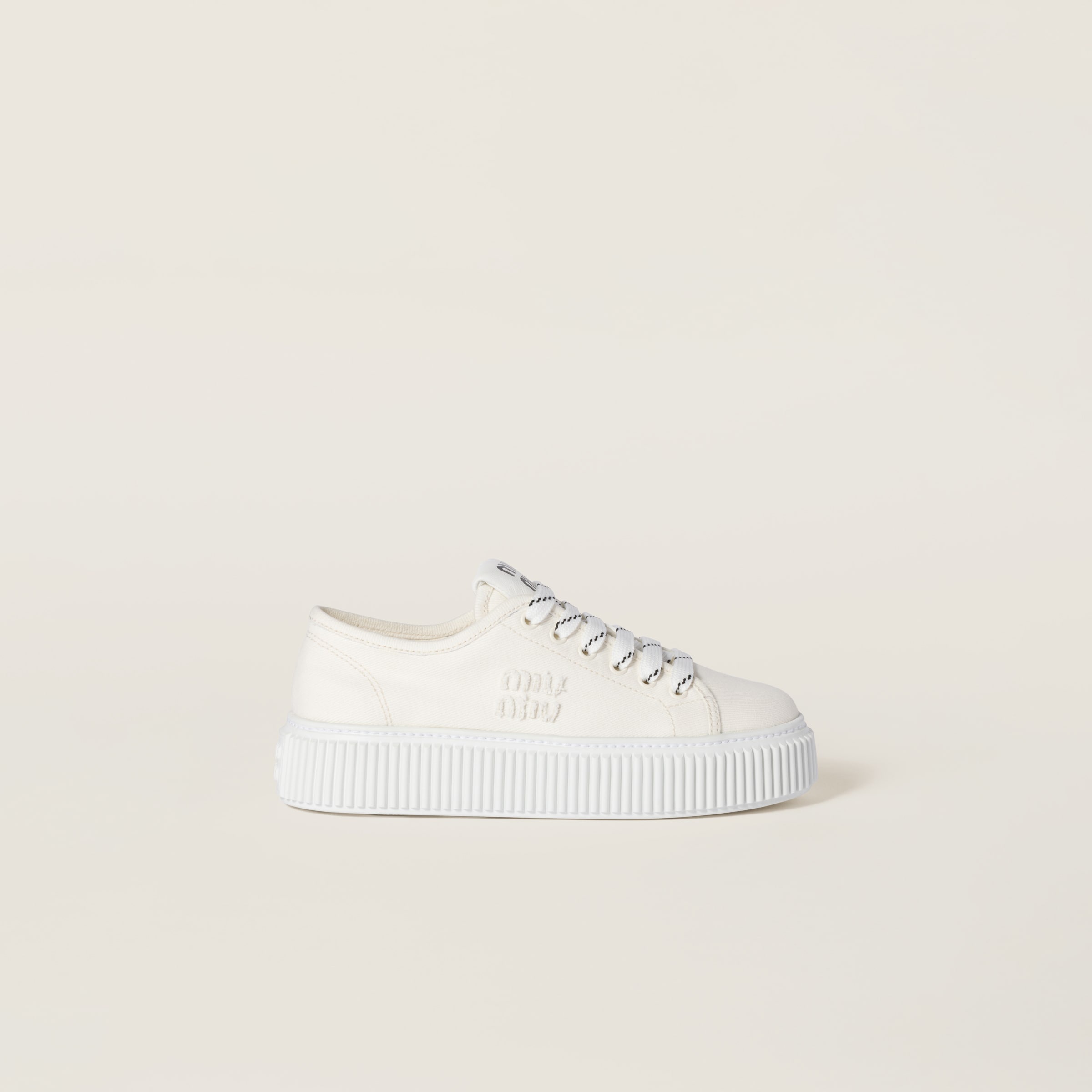 Denim sneakers with logo - 2