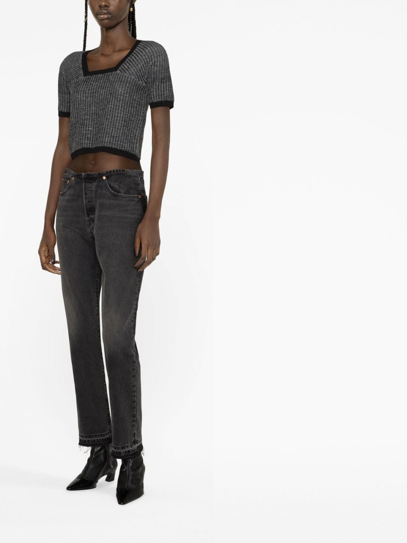 ECKHAUS LATTA Amoretto cropped T-shirt outlook