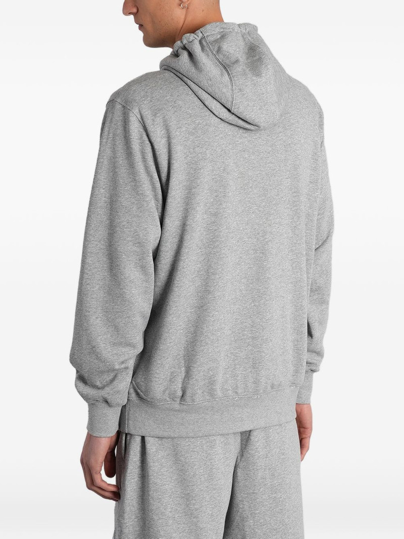 logo-embroidered hoodie 4