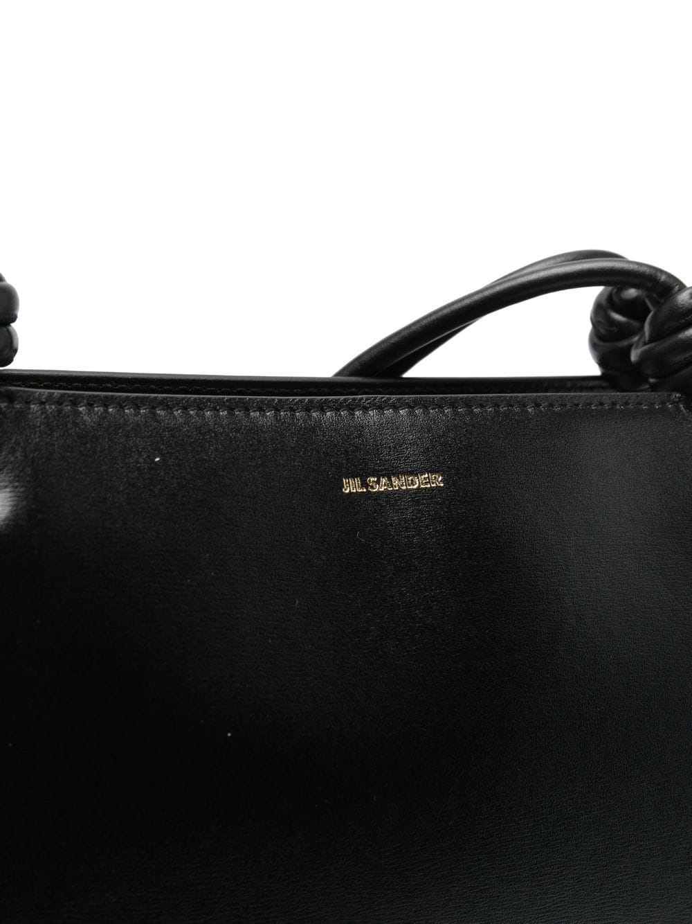 logo-stamp leather shoulder bag - 5