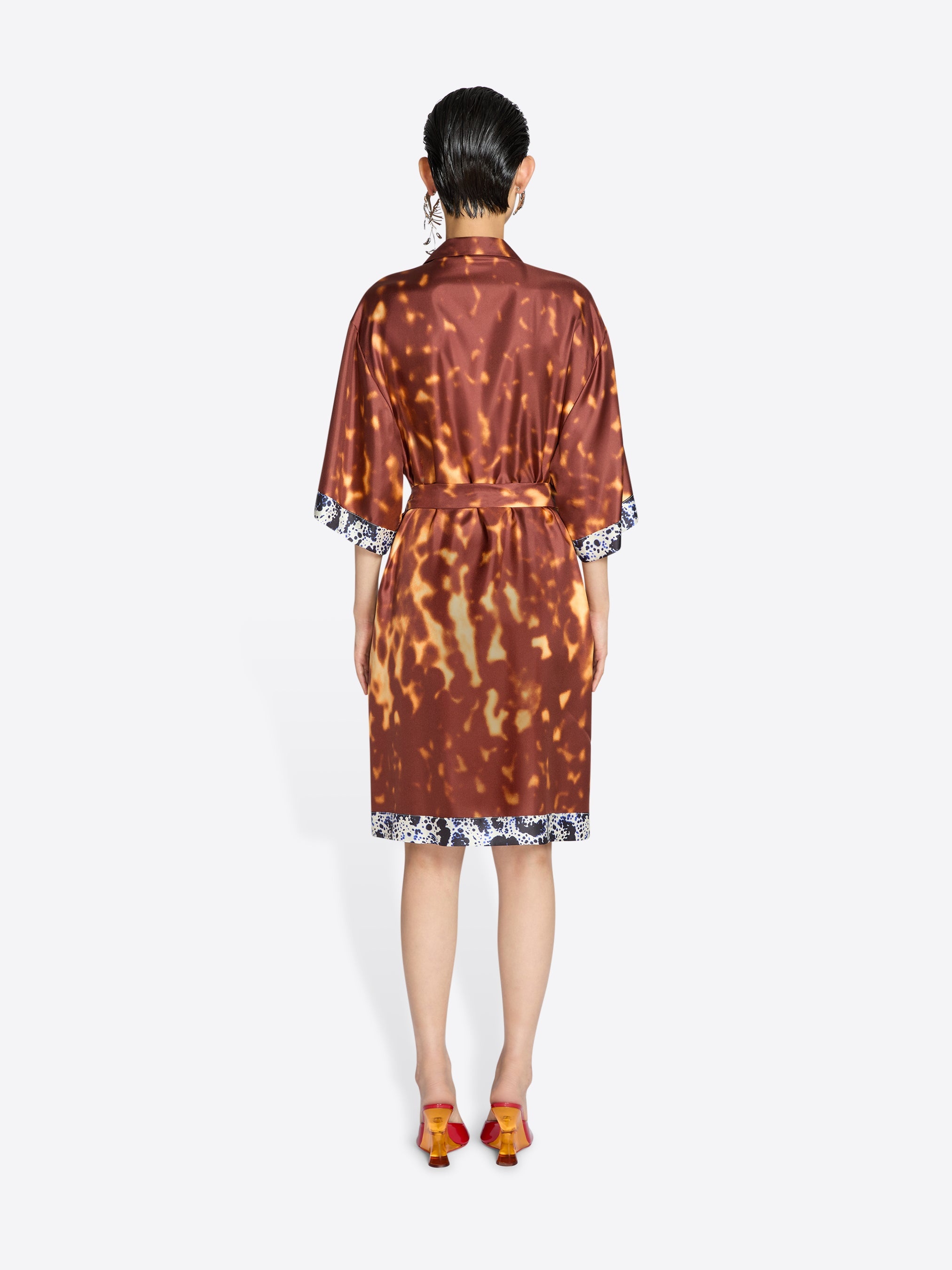 SILK SHIRT DRESS - 4