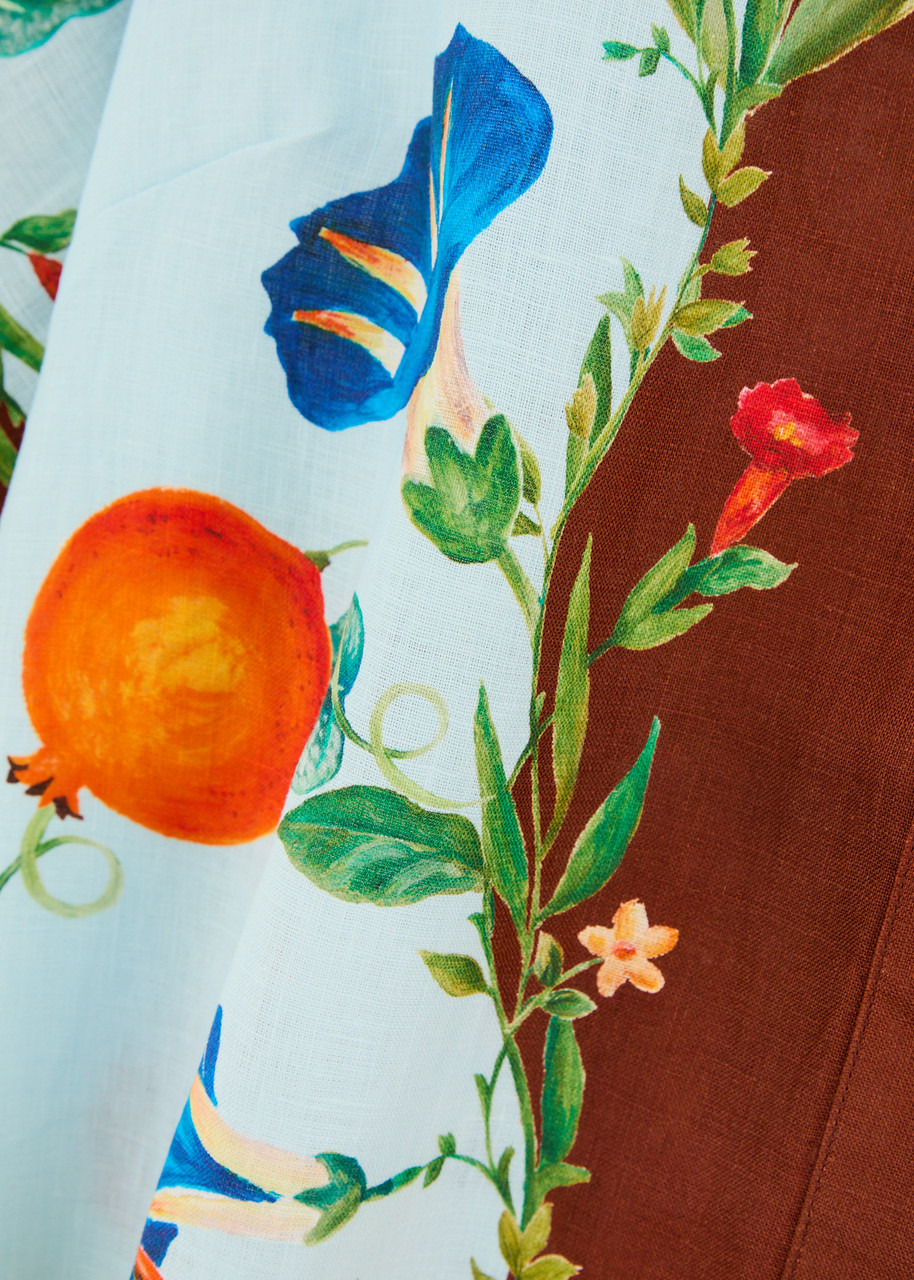 Alemais Dahlia Printed Flax Shirt - 5