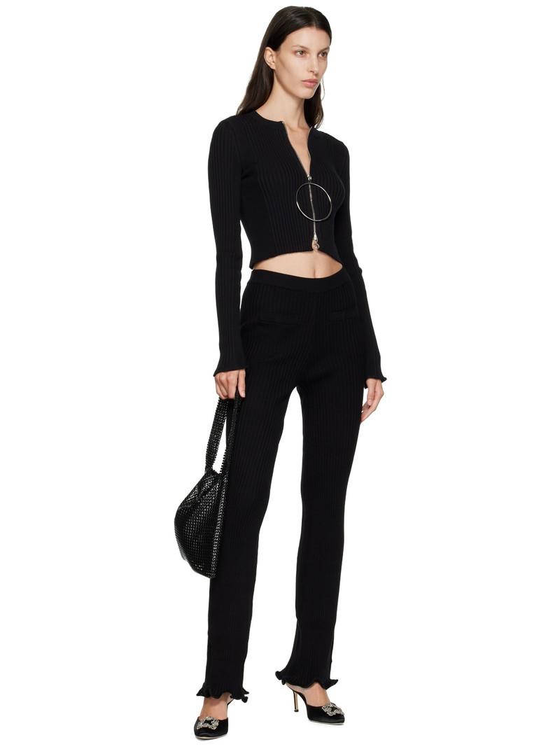 rabanne Black Lounge Pants outlook