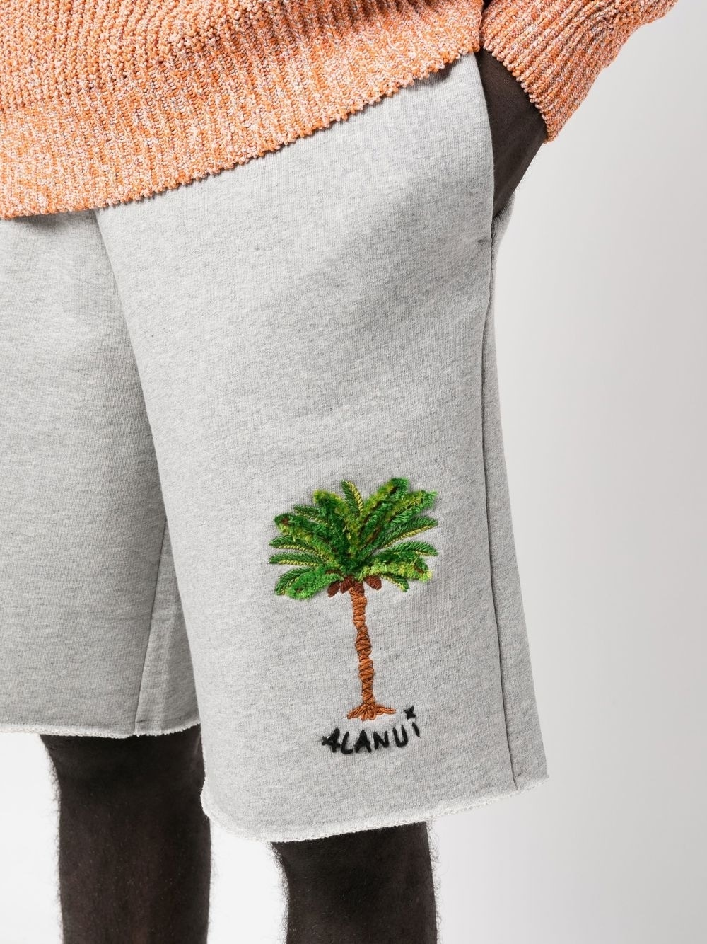 logo-embroidered shorts - 5