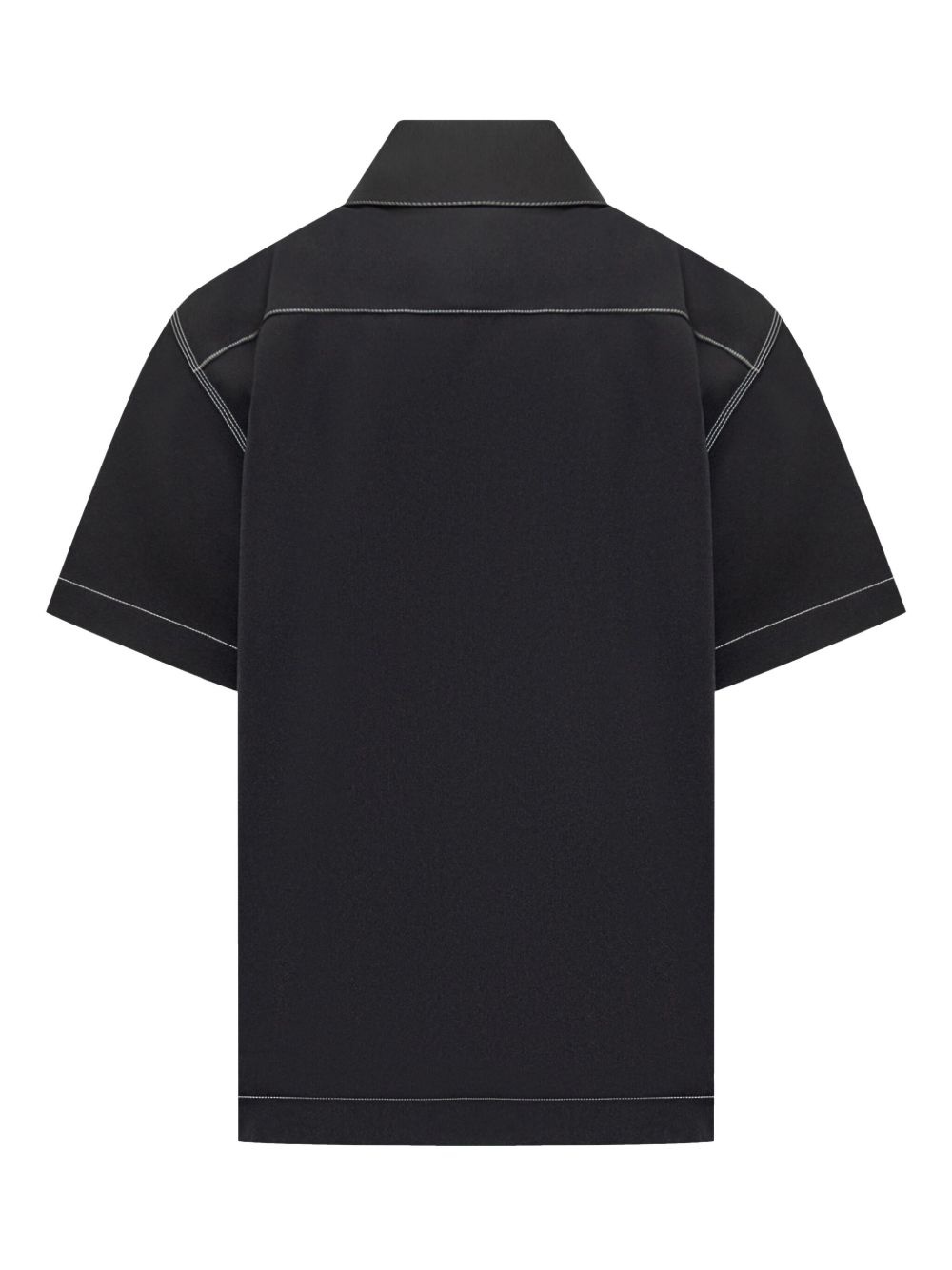 contrast-stitching shirt - 2