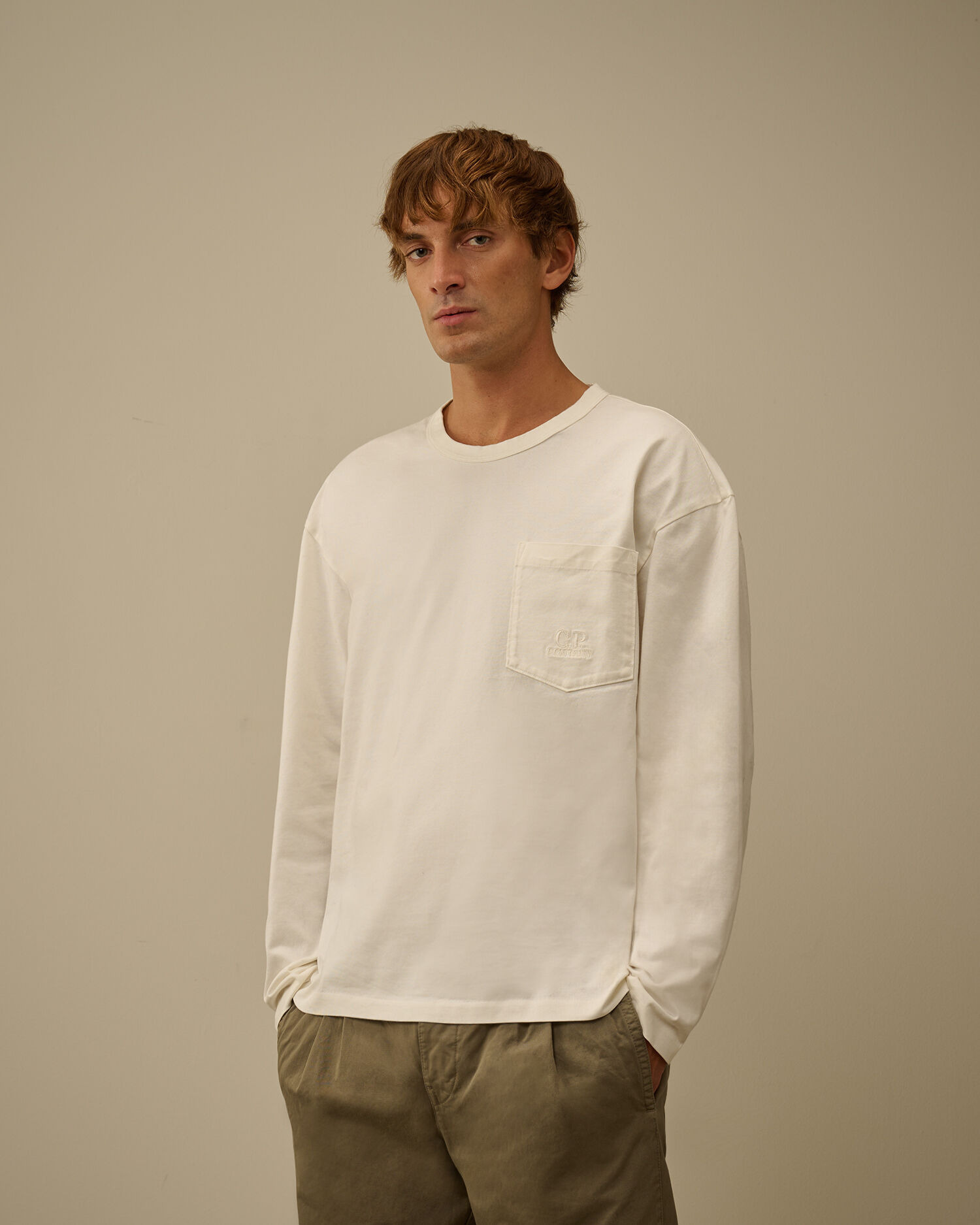 Mercerized 30/2 Jersey Twisted Long Sleeve T-Shirt - 3
