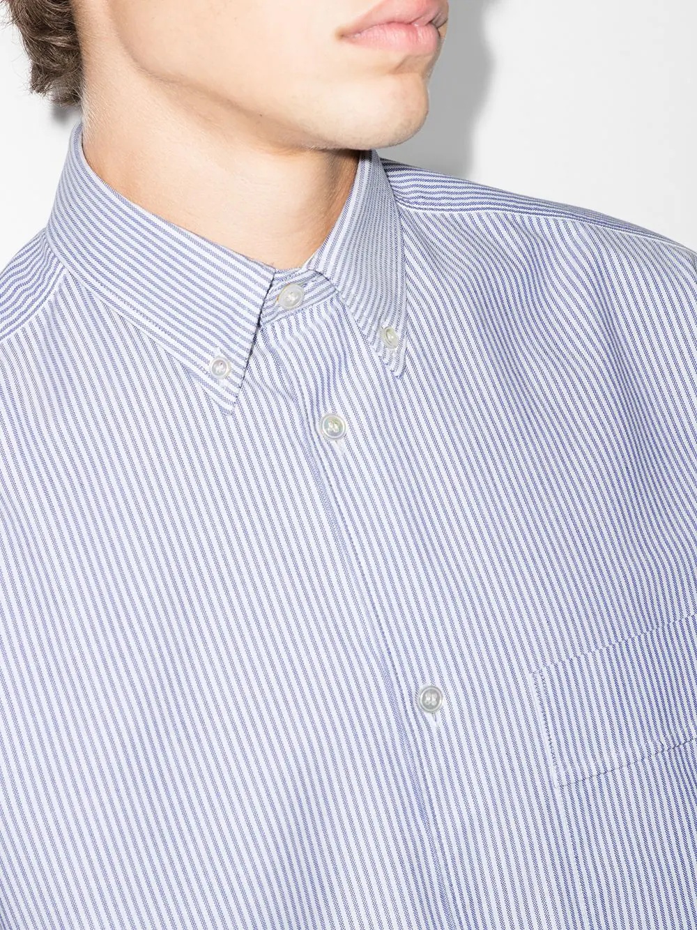 Keble striped shirt - 4