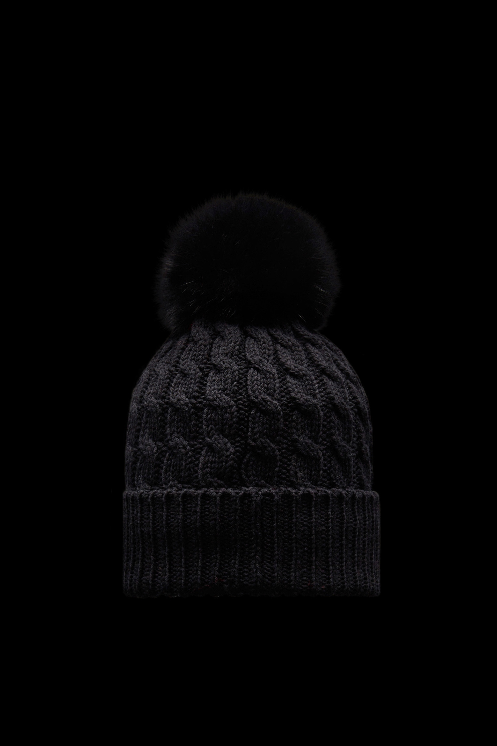 Wool Beanie with Pom Pom - 3