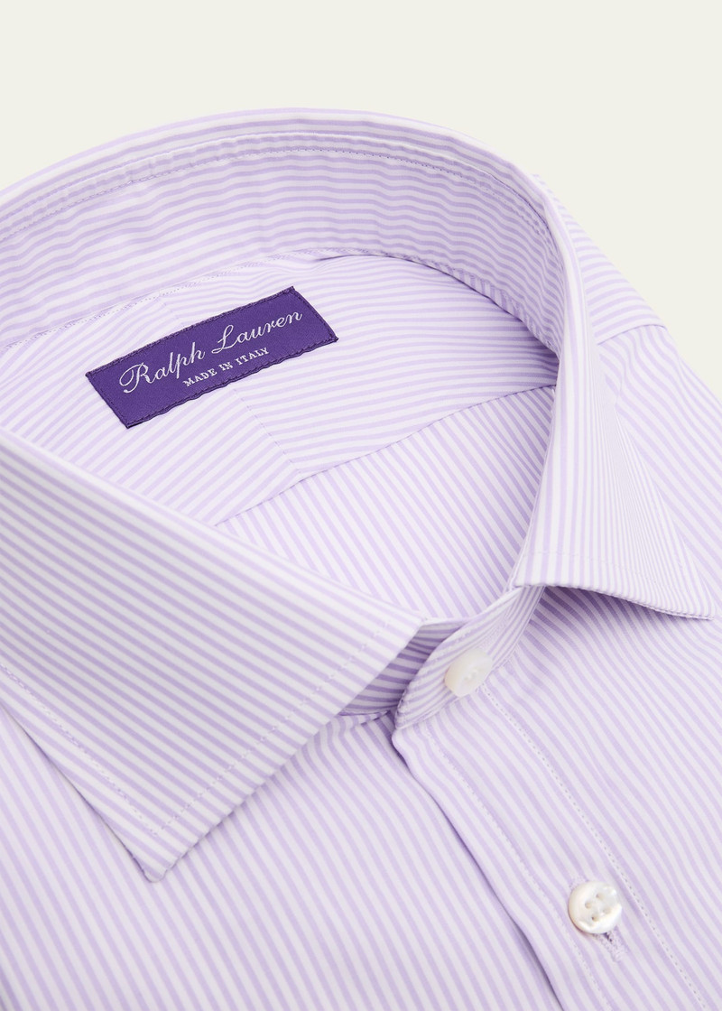 Ralph Lauren Men's Cotton Petite Bengal Stripe Dress Shirt outlook