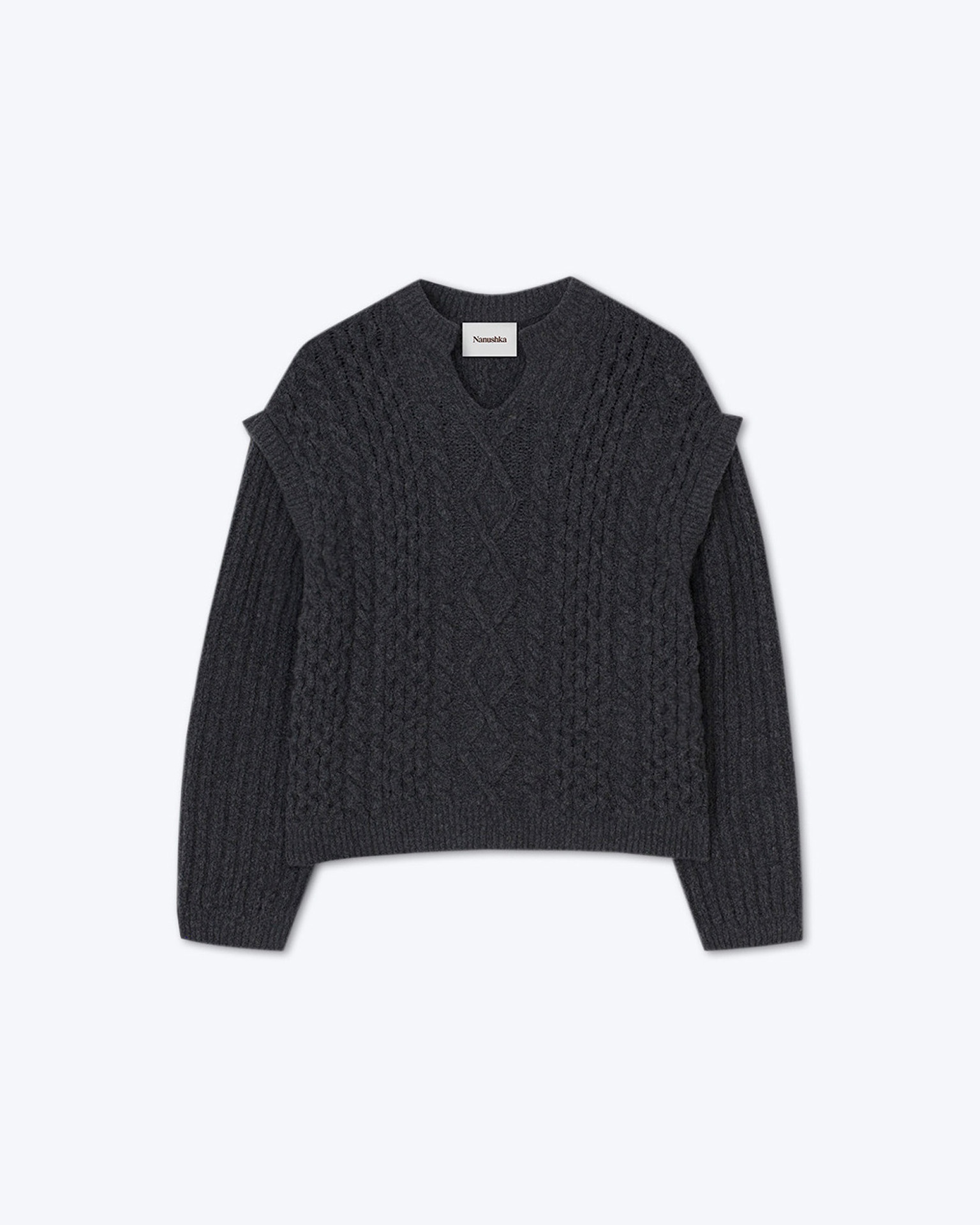 CELSO - CELSO_CHARCOAL_CASHMERE_MERINO_BLEND - 1