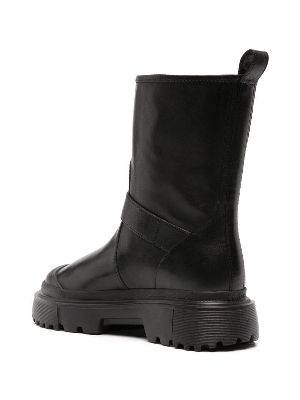 logo-buckle 40mm ankle boots - 3