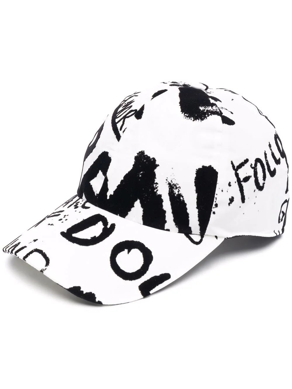 graffiti-print cap - 1