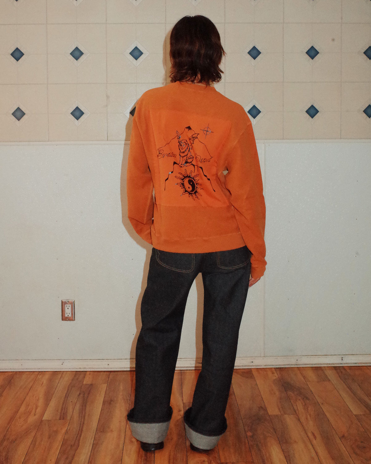 Gargoyle Crewneck - Ochre / Light Brown - 4