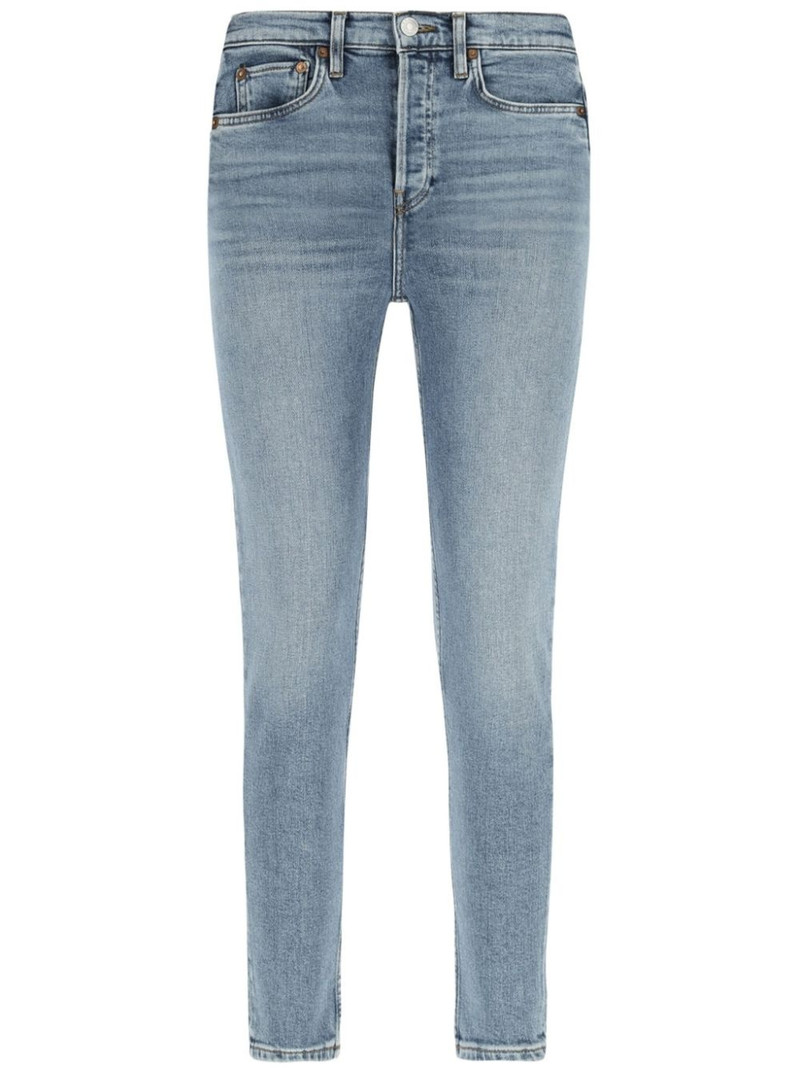 logo-appliqué skinny jeans 1