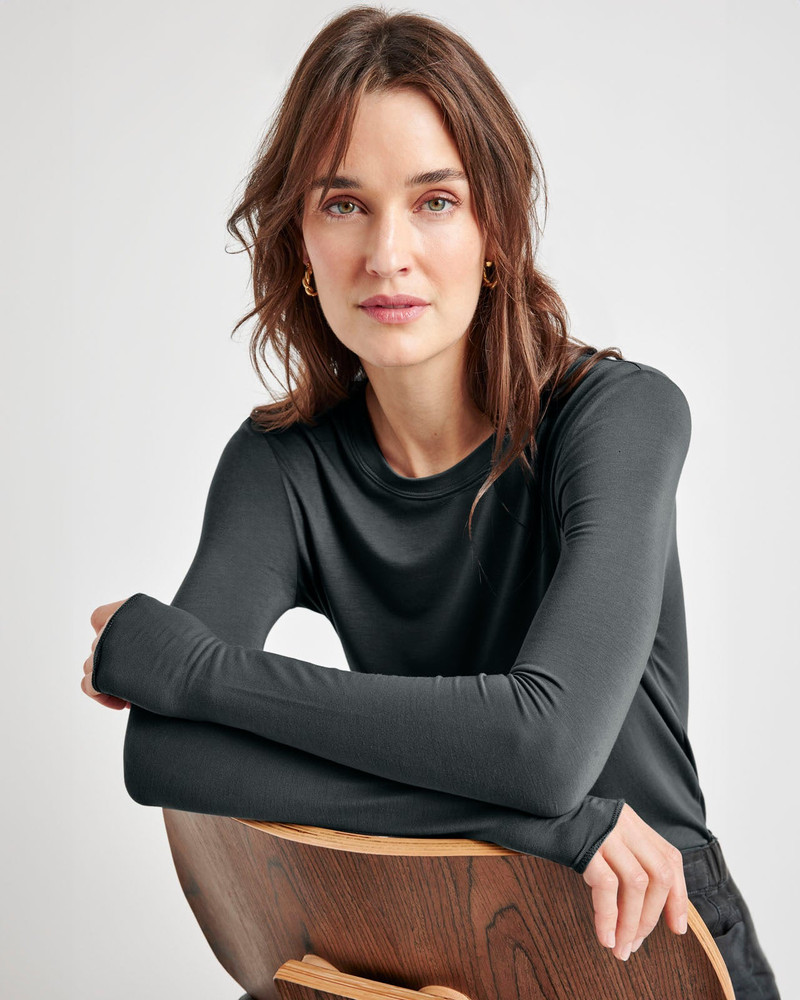 Bamboo Blend Long Sleeve Tee 3